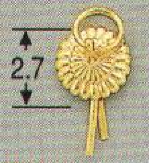 鈴木提灯 8051 提灯小物・付属品 飾り金具 菊座かん（中） 提灯の重化に付ける飾り金具。 サイズ／スペック